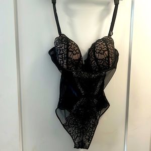Black Lace Bodysuit NWT